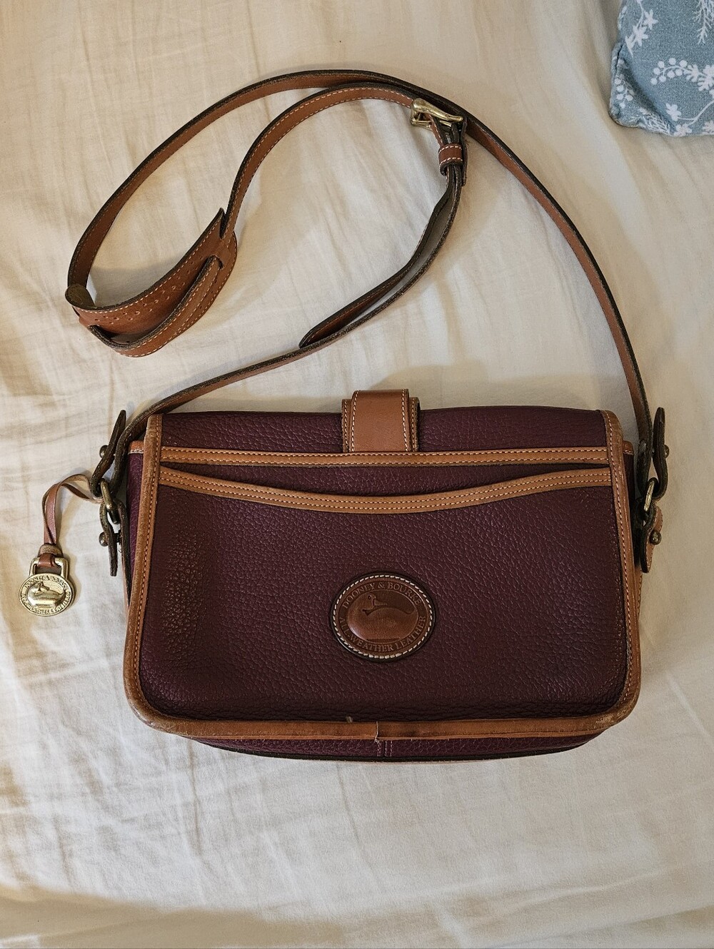 Authentic Vintage '80s-'90s Dooney & Bourke R53 AWL Small Equestrian Bag